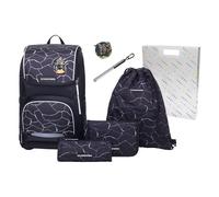 Schneiders Ergoplus Schulranzen-Set 8-teilig grau