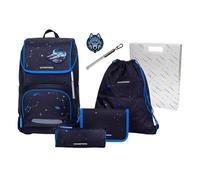Schneiders Ergoplus Schulranzen-Set 8-teilig black blue (TAS040462) schwarz