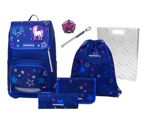 Schneiders Freizeitrucksack Ergoplus 2in1 Schulranzen Set 7-teilig 22L Shooting Star blau