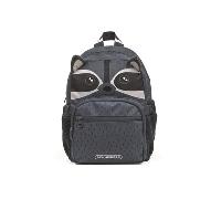 Schneiders Kinderrucksack Kids Mini - Rocky Racoon 18,5 x 27 x 11 cm 6 Liter grey.