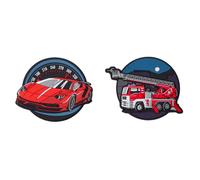 Schneiders Patches Supercar+Fire Truck Multicolor