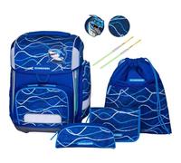 Schneiders Schulranzen Ergolite Set 9-teilig Blue Vibes blau