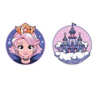Schneiders Schulranzen-Zubehör Patches Set 2 teilig Princess + Castle mehrfarbig