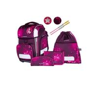 SCHNEIDERS Schulrucksack Set Ergolite 9tlg. Berry Cosmos