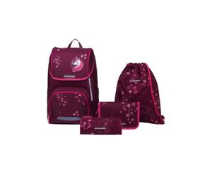 SCHNEIDERS Schultaschenset Floral Fantasy fuchsia
