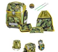 Schneiders Vienna SCHNEIDERS Schulranzenset Construction olive 6 Teile