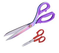 Schneiderschere Set 10.5" Stoffschere Scharf Profi,Bequem und Langlebig Griff aus Edelstahl, zum Schneiden von Kleidung, Stoffen, Leder, und Handgefertigt