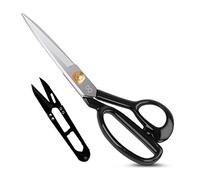 Schneiderschere Stoffschere 20.3cm, Profi Schneiderei Stoff Schere zum Schneiden von Kleidung, Textilien, Leder, Jeans, Nähen & Ändern(Schwarz)