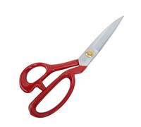 Schneiderschere und Fadenschneider, Leichte, Ergonomische und Rostfreie Stoffschere aus Edelstahl und Gummi Zum Nähen für die Nähwerkstatt (Roter Griff 9 Zoll)