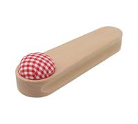 Schneidewerkzeug aus Buchenholz, 24 x 6 x 4 cm, zum Pressen von Nähten, Falten, Säumen, Quilten, Sticken, Nähen, Bügelhilfe (1 Holzstrebe mit Nadeln)