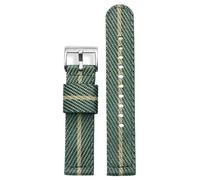 Schnellverschluss-Uhrenarmband aus Nylon-Canvas, 18, 19, 20, 21, 22, 24 mm, Unisex-Ersatzzubehör, bequemes und lässiges Uhrenarmband(8,22mm)