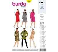 Burda Schnittmuster 8292 Damenmantel Gr. 36-48