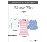 Schnittmuster Fadenkäfer Bluse Elo Kinder Gr.74-164 Papierschnittmuster