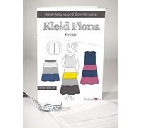 Schnittmuster Fadenkäfer Kleid Fiona Kinder Gr. 74-164 Papierschnittmuster