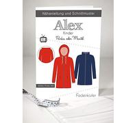 Schnittmuster Fadenkäfer Parka oder Mantel Alex Kinder Gr.74-164 Papierschnittmuster