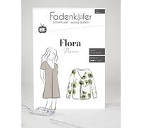 Schnittmuster und Nähanleitung - Bluse/Tunika Flora Damen 32 bis 58 weiß