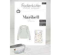 Schnittmuster und Nähanleitung - Maribell Damen weiß