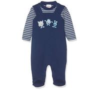 Schnizler Baby - Jungen Strampler-set Interlock 2-teilig Kleine Monster 813151, 11 - Marine, 56