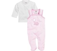 Schnizler Unisex Baby Strampler-set Interlock Elefant 813021, 14 - Rosa, 68