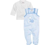 Schnizler Unisex Baby Strampler-set Interlock Elefant 813021, 17 - Bleu, 68