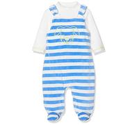 Schnizler Unisex Baby Strampler-set Nicki Ringel Hund 813201, 7 - Blau, 56
