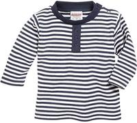 Schnizler Unisex Baby Sweat-Shirt Interlock Ringel 813007, 171 - Marine/Weiß, 74