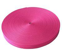 Schnoschi Gurtband Polypropylen 5 Meter lang - viele Verschiedene Breiten und Farben 10mm 15mm 20mm 25mm 30mm 40mm 50 mm (pink, 40 mm)