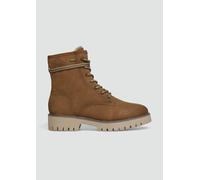 Schnür-Stiefel aus Kunstleder 40 braun 6008354.305.40