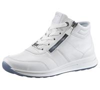 Schnürboots ARA "OSAKA", Damen, Gr. 8 (42), weiß, Glattleder, Schuhe Schnürboots, High Top-Sneaker, Schnürschuh, Freitzeitschuh in Komfortweite G (84623403-8)
