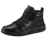 ARA Damen Schnürer Mid-cut Sneaker, Schwarz 046709, 38 EU