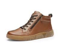 Schnürboots ARA "ROM", Damen, Gr. 6,5, cognac, Glattleder, unifarben, Schuhe Schnürboots, mit weicher Schaftrandpolsterung (39745452-6,5)