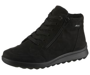 Schnürboots ARA "TORONTO", Damen, Gr. 7 (41), schwarz, Velourslederimitat, unifarben, Schuhe Schnürboots, Snowboots, Winterstiefel mit Gore-Tex und Weite sehr weit (55716763-7) schwarz