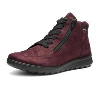 Schnürboots ARA "TORONTO", Damen, Gr. 9 (43), rot (weinrot), Velourslederimitat, unifarben, Schuhe Schnürboots, Snowboots, Winterstiefel mit Gore-Tex und Weite sehr weit (95952506-9) weinrot