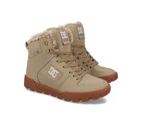 Schnürboots DC SHOES "Manteca 4", Damen, Gr. 6(37), beige (tan, gum), Obermaterial:96.97% Leder, 2.16% Synthetikmaterial, 0.87% Textil., Schuhe Schnürboots (62927065-6) tan, gum