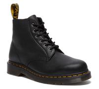 Schnürboots DR. MARTENS "101", Damen, Gr. 37, schwarz, Leder, casual, Schuhe, Stiefel, Boots mit Blockabsatz (62756604-37) schwarz