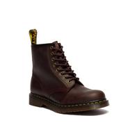 Schnürboots DR. MARTENS "1460", Herren, Gr. 42, dunkelrot, Leder, Schuhe Schnürboots, Kinderstiefel, Stiefelette mit logobedruckter Anziehlasche (83917334-42) dunkelrot