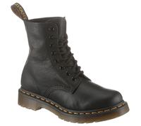 Schnürboots DR. MARTENS "1460 PASCAL 8 Eye Boot", Damen, Gr. 42, schwarz, Leder, unifarben, Schuhe Schnürboots, Blockabsatz,Schnürschuh,Stiefelette mit Luftkammernsohle-schmale Form, Topseller (498697