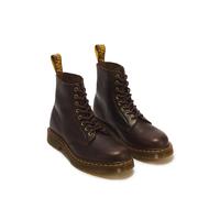 Schnürboots DR. MARTENS "1460 Pascal", Herren, Gr. 37, braun (bordeaux), Leder, Schuhe Schnürboots, Schnürstiefelette mit typischer Kontrastnaht (26966405-37) bordeaux