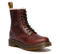 Schnürboots DR. MARTENS "1460 Serena", Damen, Gr. 38, braun (cognac), Leder, unifarben, Schuhe Schnürboots, Chunky Boots, Plateau Schuh, Boots mit Warmfutterausstattung (31364510-38) cognac