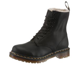 Schnürboots DR. MARTENS "1460 Serena", Damen, Gr. 39, schwarz, Leder, unifarben, Schuhe Schnürboots, Chunky Boots, Plateau Schuh, Boots mit Warmfutterausstattung (11595934-39) schwarz