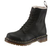 Schnürboots DR. MARTENS "1460 Serena", Damen, Gr. 42, schwarz, Leder, unifarben, Schuhe Schnürboots, Chunky Boots, Plateau Schuh, Boots mit Warmfutterausstattung (11595934-42) schwarz