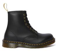 Schnürboots DR. MARTENS "1460 Vegan 8 Eye Boot", Damen, Gr. 42, schwarz, Lederimitat, Schuhe Schnürboots, Boots, Winterboots, Schnürboots mit Anziehlasche (96969610-42) schwarz