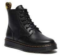 Schnürboots DR. MARTENS "Brookline Crazy Horse Leder Chukka", Herren, Gr. 43, schwarz, Leder, Schuhe Schnürboots, Schnürboots, Boots mit Anziehlasche (90528745-43) schwarz