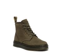 Schnürboots DR. MARTENS "Brookline", Damen, Gr. 43, olivgrün, Nubukleder, unifarben, Schuhe Schnürboots, Schnürstiefelette mit durchgängiger Laufsohle (55625210-43) olivgrün