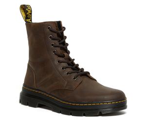 Schnürboots DR. MARTENS "Combs", Herren, Gr. 42, dunkelbraun, Leder, Schuhe Schnürboots, Schnürboots, Freizeitstiefelette mit Anziehlasche (56723361-42) dunkelbraun