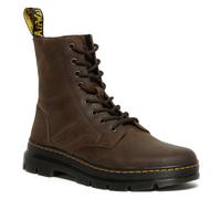 Schnürboots DR. MARTENS "Combs", Herren, Gr. 44, braun (dunkelbraun), Leder, Schuhe Schnürboots, Schnürboots, Freizeitstiefelette mit Anziehlasche (56723361-44) dunkelbraun
