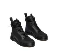 Schnürboots DR. MARTENS "Comstech", Herren, Gr. 43, schwarz, Leder, Polyester, Schuhe Schnürboots, Blockabsatz, Workerboots mit Logoschriftzug (56647165-43) schwarz
