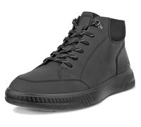 Schnürboots ECCO, Herren, Gr. 41, schwarz, Leder, Schuhe Schnürboots, Stiefelette, Klassik-Boots mit softer Schaftrandpolsterung (15970207-41) schwarz