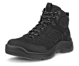 Schnürboots ECCO "OFFROAD W", Damen, Gr. 36, schwarz, Nubukleder, Schuhe Schnürboots, Outdoorschuh, Wanderschuh, Stiefelette mit wasserdichter Membran (57526018-36) schwarz