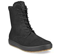 Schnürboots ECCO "SOFT 7 TRED W", Damen, Gr. 43, schwarz, Nubukleder, Schuhe Schnürboots, mit Warmfutter (74032332-43) schwarz